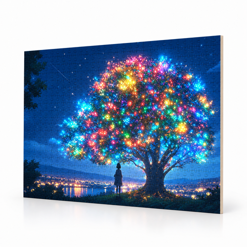 Mini Piece Small Size 1000 Pieces Tree of Life Jigsaw Puzzle - alternate view