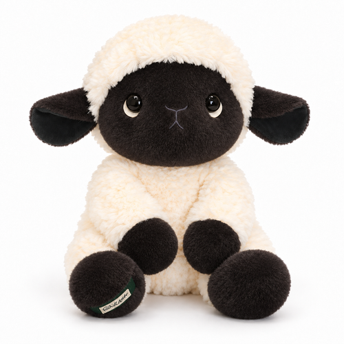 Lovely Fluffy Sheep Plush Toy Stuffed Animal Pillow Pendant - alternate view