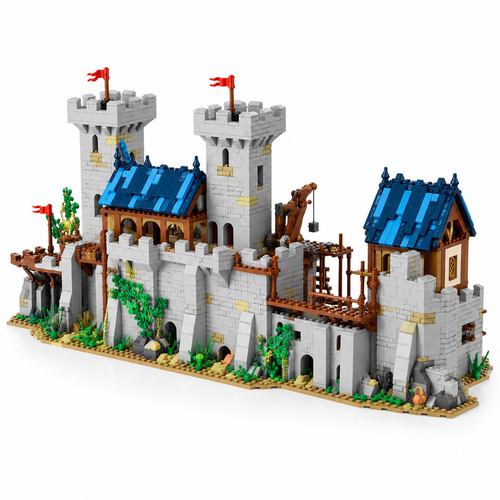 Medieval Castle Building Blocks Set - 2668pcs Azurelight Hall Modular Model - alternate view