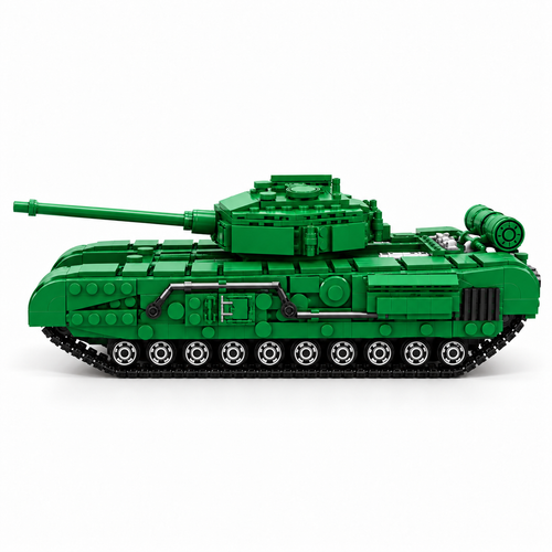 766PCS Leopard 2A5 Main Battle Tank Military Building Blocks Model - alternate view