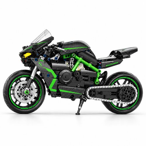 1:8 City Racing Motorcycle Technical DIY Building Blocks 511pcs - alternate view