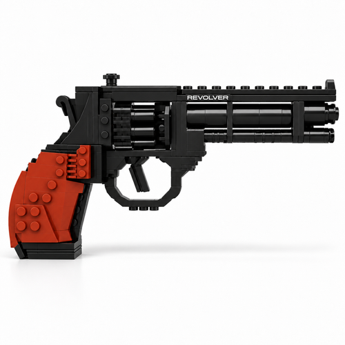 Toylvia™ 300pcs Revolver Building Block Set - DIY Pistol Model Toy Gun Brick Kit - alternate view