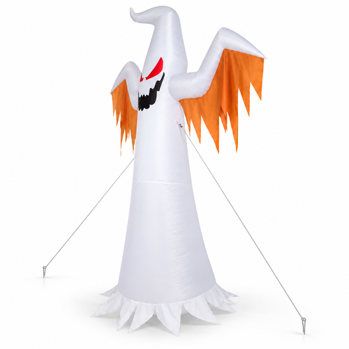 12FT Giant Halloween Inflatable Scary Ghost Flame Red Eyes Decor - alternate view