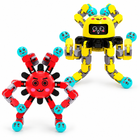 15-Pack Sensory Fidget Toys Bulk Classroom Prize Box: 03 transformable spinners studio product photo.