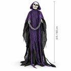 6ft animatronic Grim Reaper Halloween prop size: 6 ft (183 cm) tall