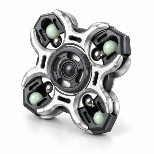 Aluminum Alloy Interactive Fidget Spinner EDC Stress Toy - alternate view