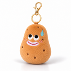 Funny-Faced Potato Keychain Pendant 10cm Plush Bag Charm - Funny Speechless Potato