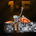 1:5 Scale Classic Motorcycle Cruiser Building Blocks 2392pcs