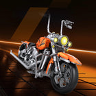 1:5 Scale Classic Motorcycle Cruiser Building Blocks 2392pcs