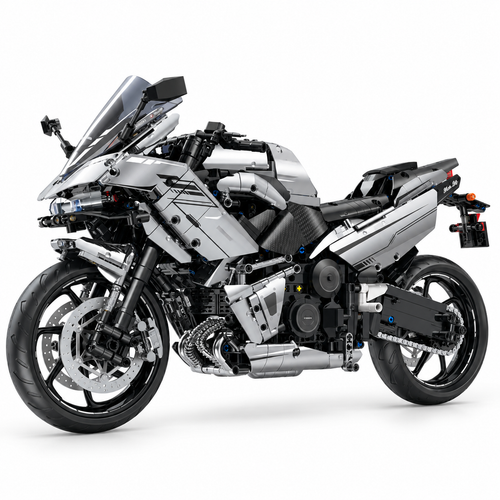 1:5 Scale Motorbike Road Racing Vehicle 2156pcs, clean studio product image