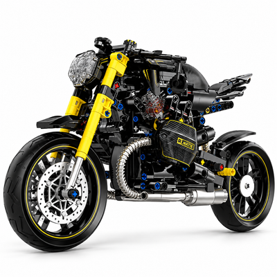 1:8 City Racing Motorcycle Technical Building Blocks 600+pcs