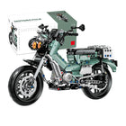 1:8 City Racing Motorcycle Technical Building Bricks Set