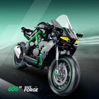 1:8 City Racing Motorcycle Technical DIY Building Blocks 511pcs