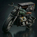 1:8 Scale Retro Cruiser Motorcycle Building Blocks 606pcs