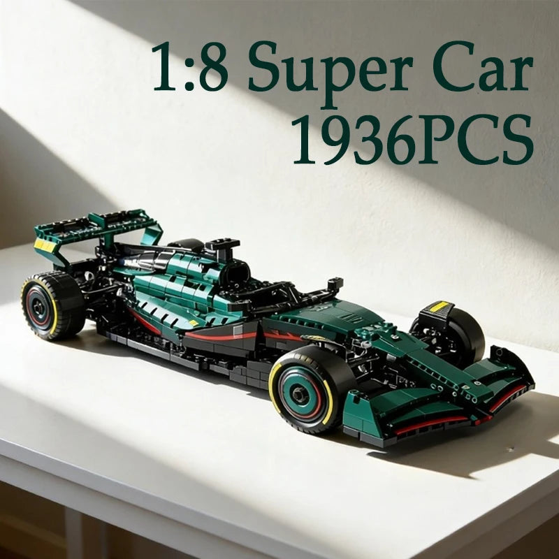 1936pcs 1:8 Sports Racing Car Building Blocks Set - Speed Demon Supercar Model Secondary image
