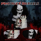 1.8FT Animated Scary Clown Halloween Prop Sound Activated Decor
