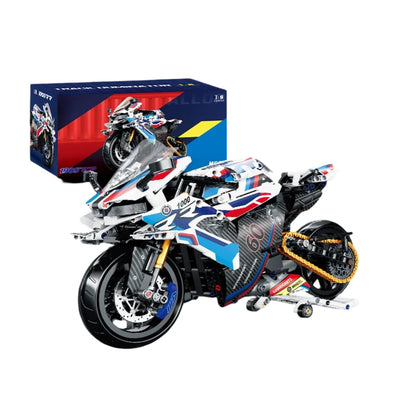 1000pcs Motorcycle Building Blocks Technical Ornament Set