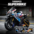 1000pcs Motorcycle Building Blocks Technical Ornament Set