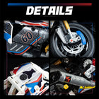 1000pcs Motorcycle Building Blocks Technical Ornament Set