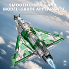 Mirage 2000 Fighter Jet Building Set | 1012PCS Military Plane | ToyIvia