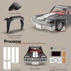 1038pcs Classic Muscle Model Car SS4564 Building Blocks Set