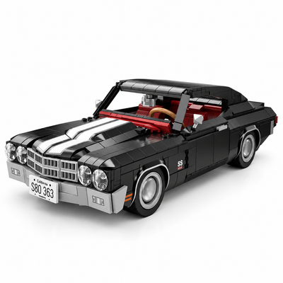 1038pcs Classic Muscle Model Car SS4564 Building Blocks Set