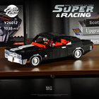 1038pcs Classic Muscle Model Car SS4564 Building Blocks Set