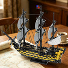 1045pcs HMS Victory Sailing Ship Building Blocks Model Kit
