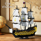 1045pcs HMS Victory Sailing Ship Building Blocks Model Kit