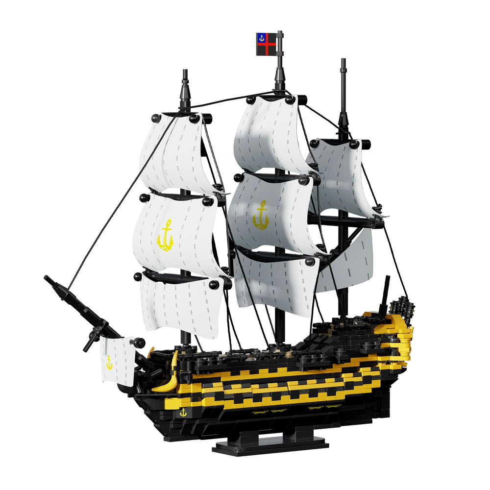 1045pcs HMS Victory Sailing Ship Building Blocks Model Kit