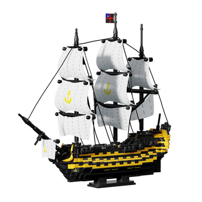 1045pcs HMS Victory Sailing Ship Building Blocks Model Kit