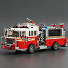 1052PCS City American Fire Truck Responder Building Blocks Kit
