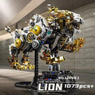 1073PCS Mechanical Lion Building Blocks - Premium MOC Style Assembly Model