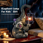 1077PCS Creative Elephant Building Blocks Lamp with LED Light