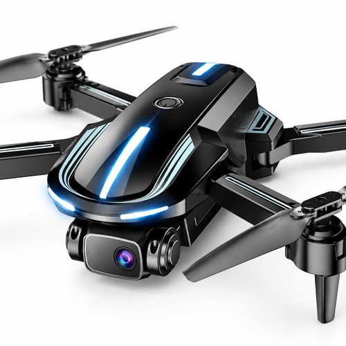 1080P Foldable Mini Camera Drone 2 Batteries Case - alternate view