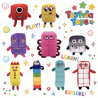 10pcs Cartoon Number Plush Set | Educational Stuffed Toys | Toylvia