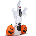 11.8FT Giant Halloween Inflatable Ghost Spider Pumpkin Decor