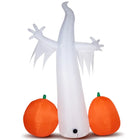 11.8FT Giant Halloween Inflatable Ghost Spider Pumpkin Decor