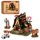 1125PCS Mystery Cabin Building Blocks Street View Model Set