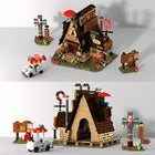 1125PCS Mystery Cabin Building Blocks Street View Model Set
