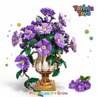 2-in-1 Morning Glory Building Set | 1136PCS Botanical Model | ToyIvia