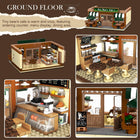 City Coffee House Building Set | 1173PCS Cafe Shop with Lights | ToyIvia