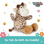12” Giraffe & Baby Deer Plush Toys | Kawaii Animal Gifts | Toylvia