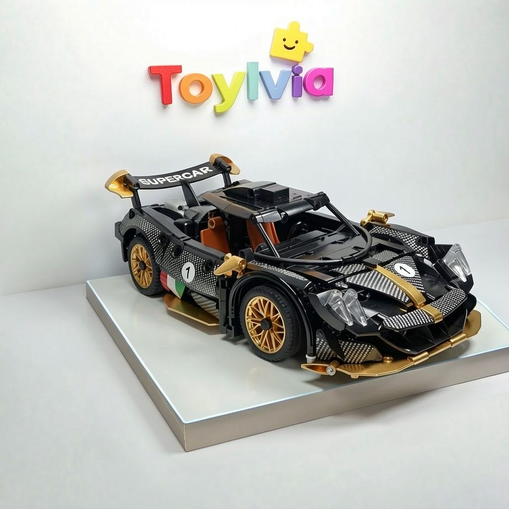 1218PCS Racing Supercar Building Block Kit - 1:14 Scale — Toylvia