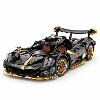 1218PCS Racing Supercar 1:14 Scale Building Blocks Model Car