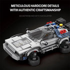 1:24 Scale Classic Movie Racing Car Building Blocks - Time Machine MOC