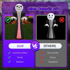12FT Giant Halloween Inflatable Grim Reaper Pumpkin Flame LED