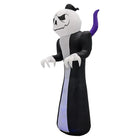 12FT Giant Halloween Inflatable Grim Reaper Pumpkin Flame LED