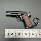 1:3 Scale M1911 Colt Pistol Keychain - Shell Ejectable Alloy Model