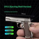 1:3 Scale M1911 Colt Pistol Keychain - Shell Ejectable Alloy Model